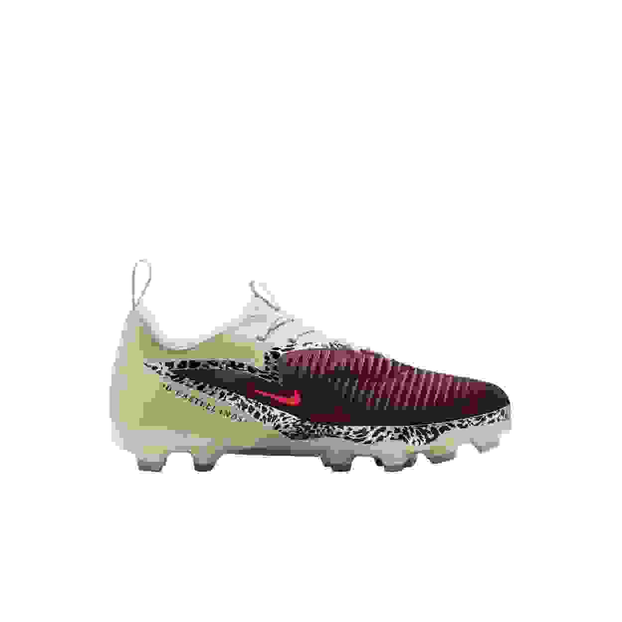 Nike United Jr. Phantom 6 Low Academy FG Preschool Kids' "Burgundy Crush/Fossil/Red" Soccer Cleat